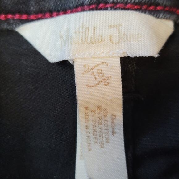 Matilda Jane- Women's 2 piece pants bundle- size XL and 18- Black and Gray - Picture 10 of 10